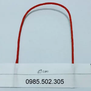 Quai Túi Giấy Kraft Đỏ Size L (19cm)