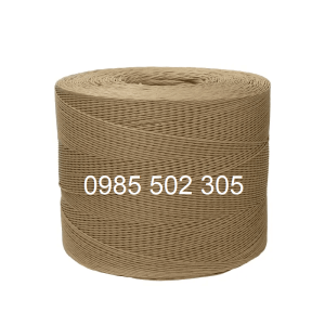 dây giấy xoắn màu vàng nâu