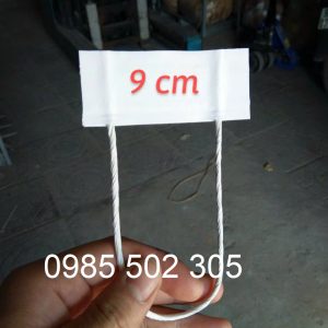 Quai giấy xoắn trắng kích thước 9cm