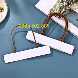 Quai giấy xoắn kraft màu cafe