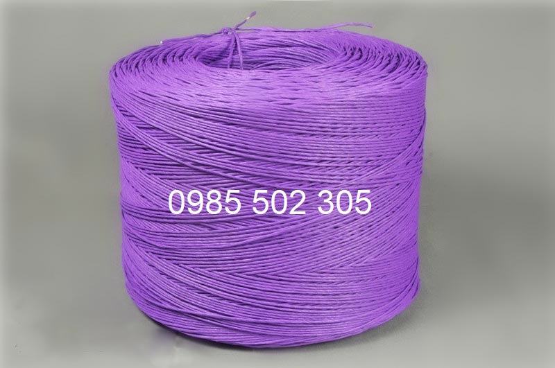 Dây giấy xoắn màu tím