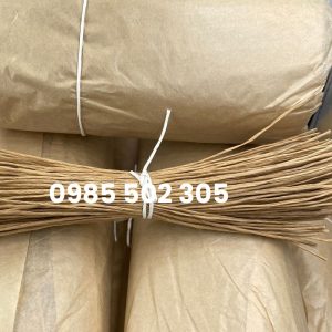 Dây quai giấy xoắn kraft màu vàng nâu